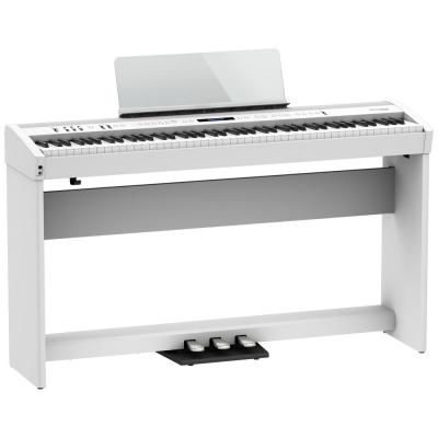 ROLAND FP-60X-WH Digital Piano ホワイト デジタルピアノ 純正スタンド ペダルユニット付き