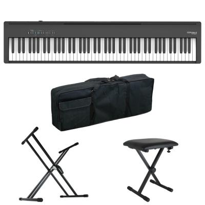 ROLAND FP-30X-BK ブラック 電子ピアノ X型スタンド ベンチ ケース付き セット [鍵盤 CCset]