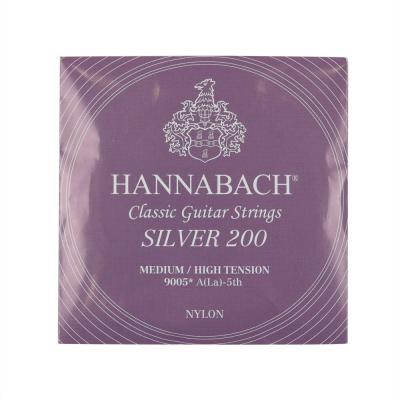 HANNABACH Silver200 9005MEDIUM/HIGH 5弦 ミディアムハイテンション バラ弦 クラシックギター弦×3セット