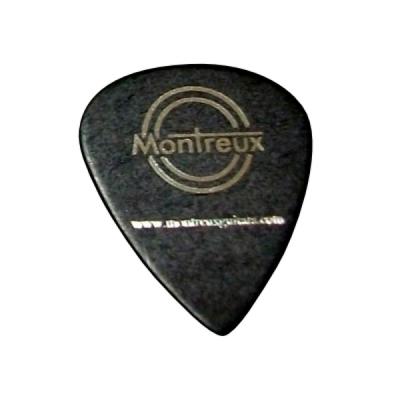 Montreux pick スモールティア 1.00mm デルリン黒 No.2804 ギターピック×48枚