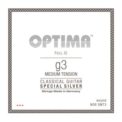 Optima Strings NO6.SMT3 No.6 Special Silver G3 Medium 3弦 バラ弦 クラシックギター弦×3本