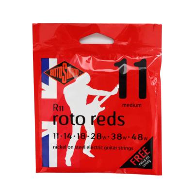ROTOSOUND R11 Roto Reds NICKEL MEDIUM 11-48 エレキギター弦×6セット