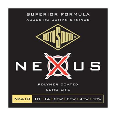 ROTOSOUND NXA10 Nexus Acoustic Extra Light 10-50 アコースティックギター弦×3セット
