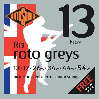 ROTOSOUND R13 ROTO GREYS 13-54 エレキギター弦×6セット