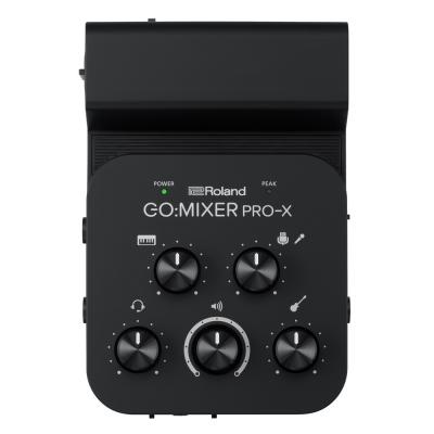 ROLAND GO:MIXER PRO-X キャリングポーチ付きセット スマートフォン用オーディオミキサー オーディオインターフェイス GOMIXERPX 本体画像