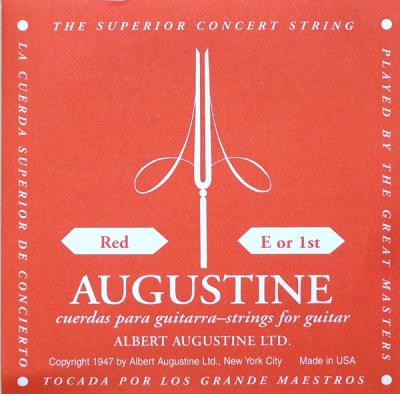 AUGUSTINE RED 1弦 クラシックギター弦 バラ弦×12本