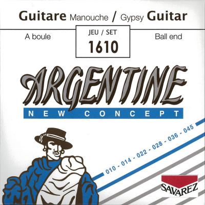 SAVAREZ 1610/Argentine/Ballend Extra Light×6SET ジャズギター弦
