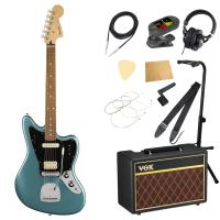 Fender フェンダー Player Jaguar PF Tidepool エレキギター VOXアンプ付き 入門11点 初心者セット