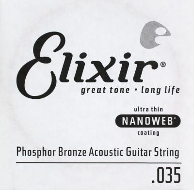 ELIXIR 14135/035弦/フォスファーブロンズ×4本