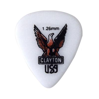 Clayton USA Acetal Polymer 1.26mm スタンダード ギターピック×12枚