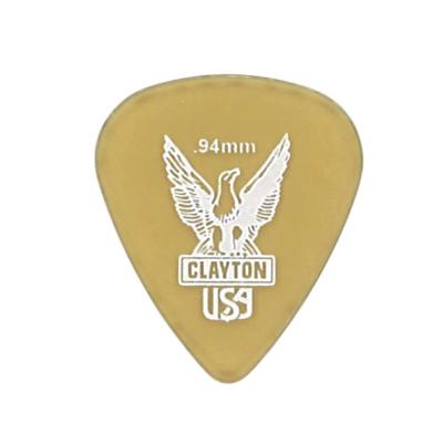 Clayton USA Ultem Gold 0.94mm スタンダード ギターピック×12枚