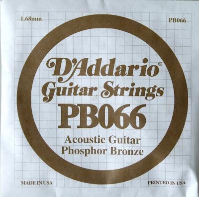 D’Addario PB066弦/Phosphor Bronze×5本 アコースティックギター用バラ弦