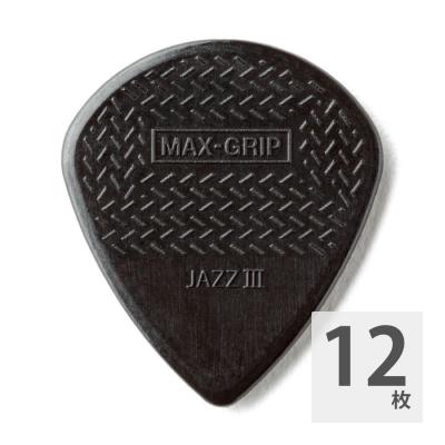 JIM DUNLOP MAXGRIP JAZZ III/BK ピック ×12枚