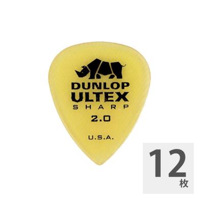 JIM DUNLOP 433R ULTEX SHARP 2.00 ギターピック×12枚