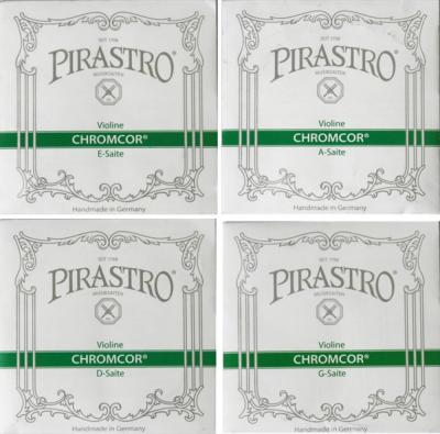 PIRASTRO Chromcor 1/4＆1/8サイズ用バイオリン弦セット