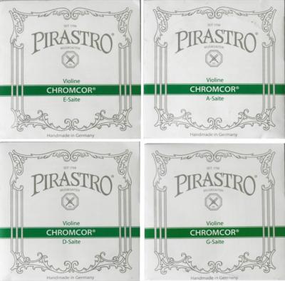 PIRASTRO Chromcor 3/4＆1/2サイズ用バイオリン弦セット