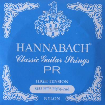 HANNABACH E8152 HT-Blue H 2弦 クラシックギターバラ弦 2弦×6本セット