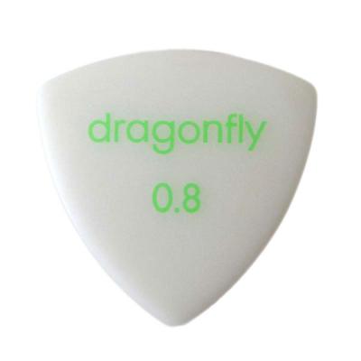 dragonfly PICK TR 0.8 WHITE ギターピック×10枚