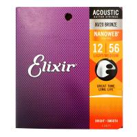 ELIXIR 11077 ACOUSTIC NANOWEB LIGHT-Medium 12-56 アコースティックギター弦×3SET