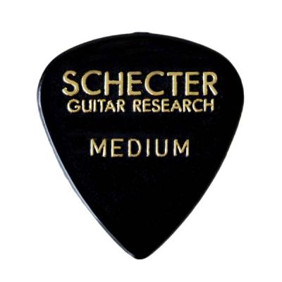 SCHECTER SPT-MN10 BK ティアドロップ型 MEDIUM ナイロン ギターピック×10枚