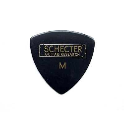 SCHECTER SPD-MC10 BK サンカク型 MEDIUM セルロイド ギターピック×10枚