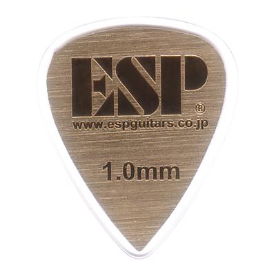 ESP PT-HL10 GOLD ヘアライン ティアドロップ型 ギターピック×10枚