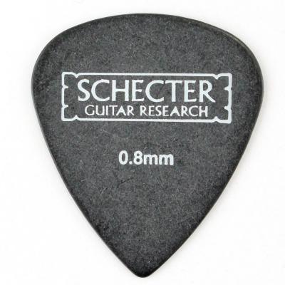 SCHECTER SPT-MP10 BK ティアドロップ型 MEDIUM ポリアセタール ギターピック×50枚
