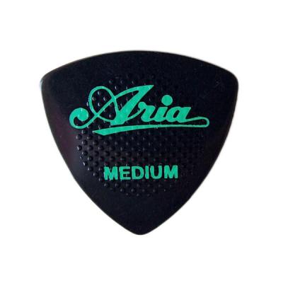 ARIA RUBBER GRIP MEDIUM BK×10枚 ギターピック