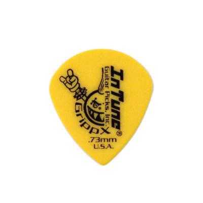 In Tune Guitar Picks DGP4-C73 GrippX-XJJ 0.73mm Yellow ギターピック×12枚
