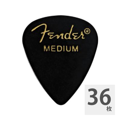 Fender 351 Shape Classic Picks Black Medium ギターピック×36枚