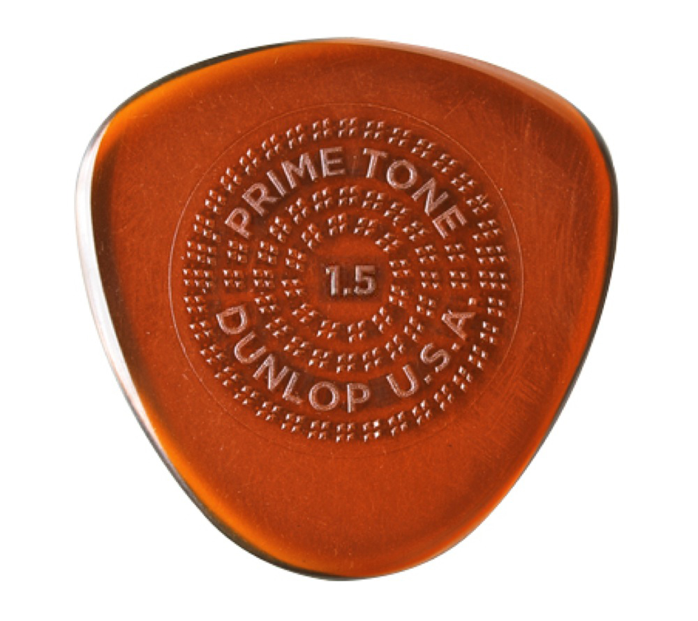 JIM DUNLOP Primetone Sculpted Plectra Semi-Round with Grip 514P 1.5mm ギターピック×3枚入り