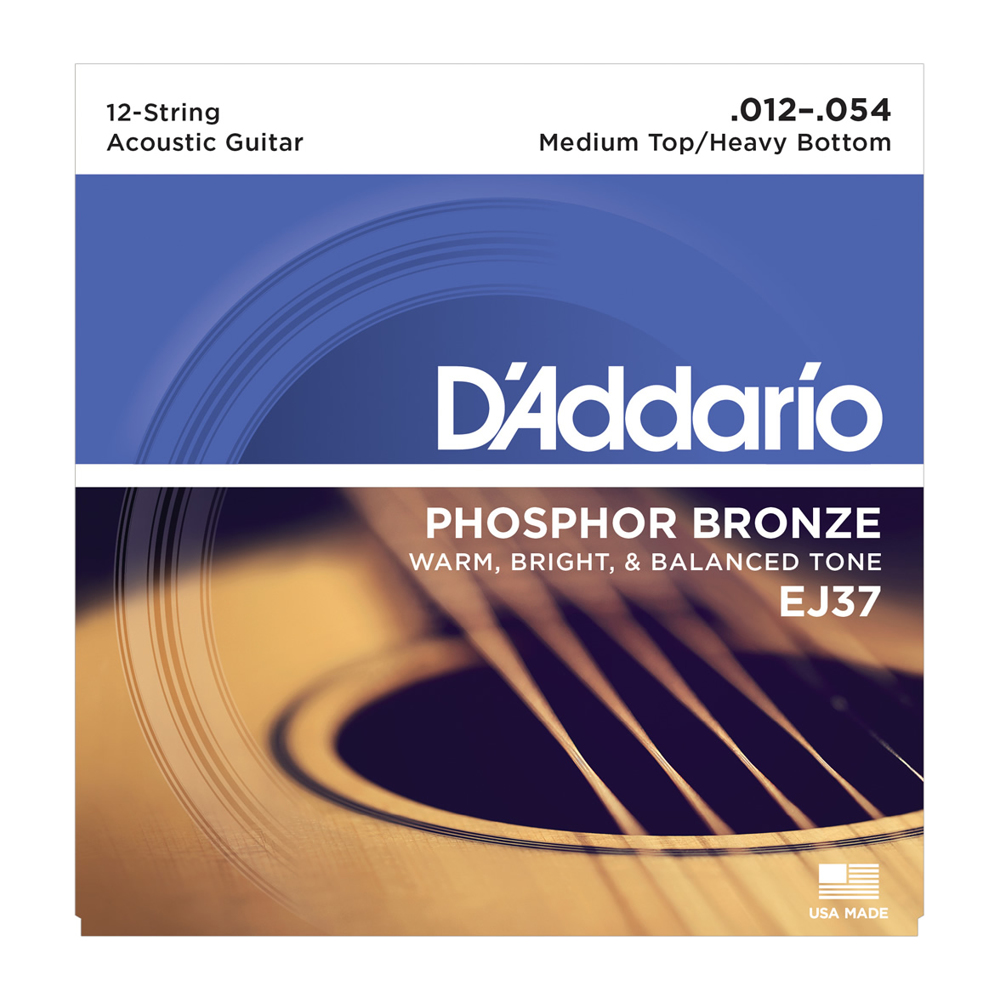 D'Addario EJ37 12st/M.Top/H.Btm 012-054 アコースティックギター弦