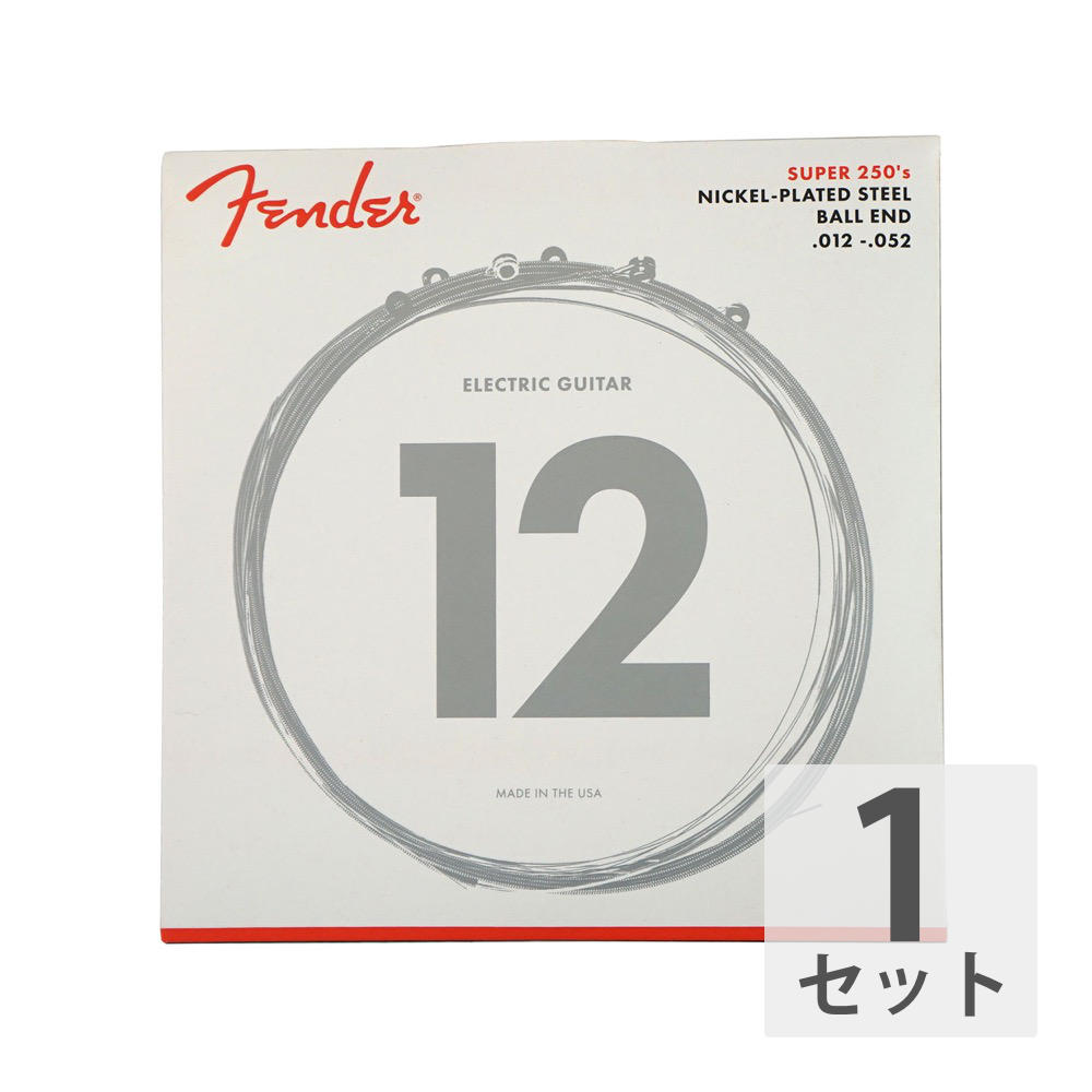 Fender Super 250’s Nickel-Plated Steel 250H 12-52 エレキギター弦
