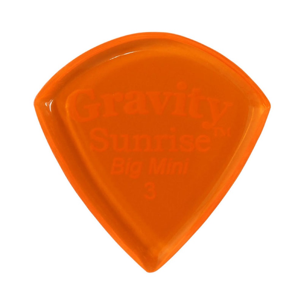 GRAVITY GUITAR PICKS sunrise -Big Mini- GSUB3P 3.0mm Orange ギターピック