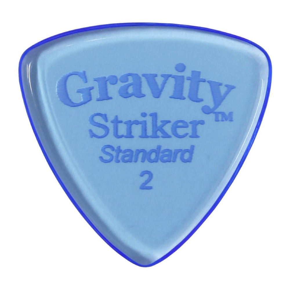 GRAVITY GUITAR PICKS Striker -Standard- GSRS2P 2.0mm Blue ギターピック
