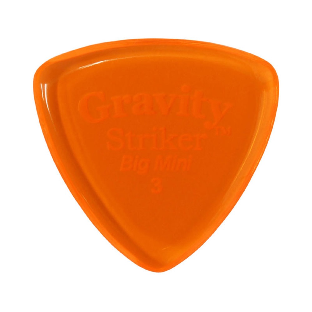GRAVITY GUITAR PICKS Striker -Big Mini- GSRB3P 3.0mm Orange ギターピック