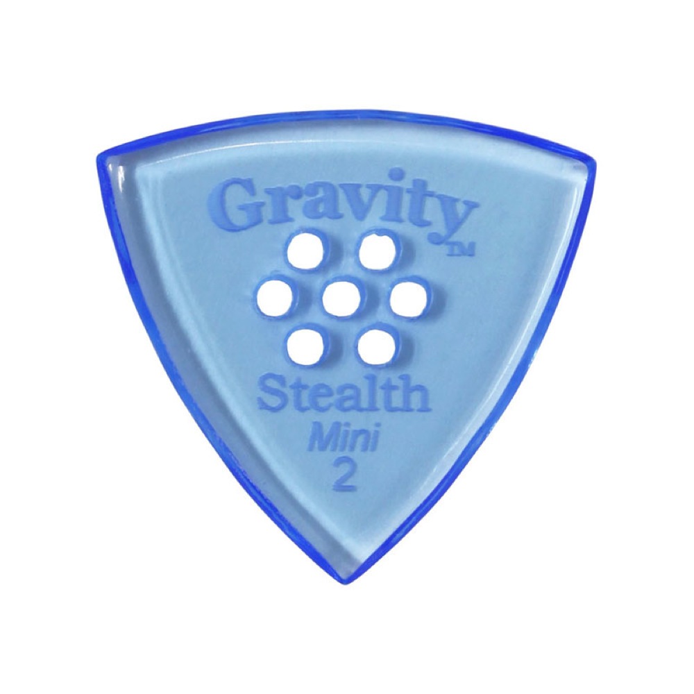 GRAVITY GUITAR PICKS Stealth -Mini Multi-Hole- GSSM2PM 2.0mm Blue ギターピック