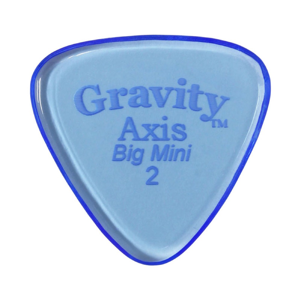 GRAVITY GUITAR PICKS Axis -Big Mini- GAXB2P 2.0mm Blue ギターピック