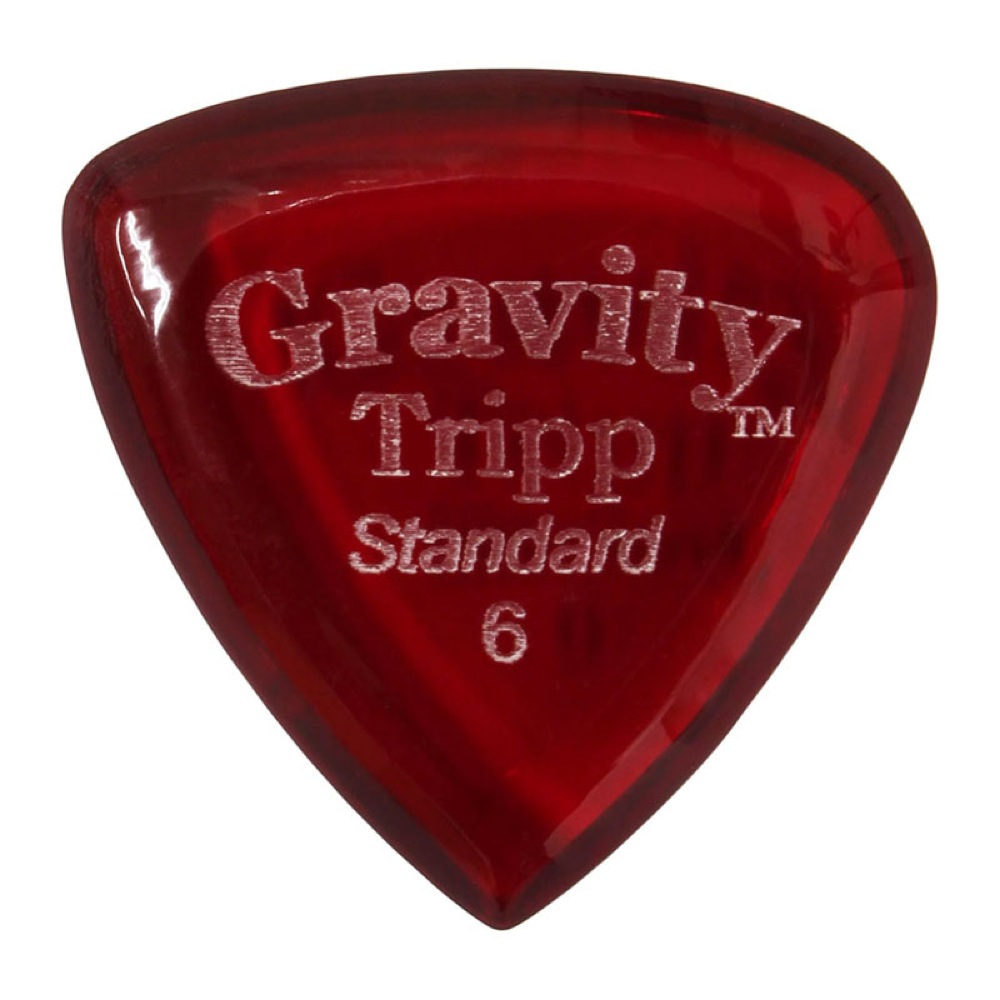 GRAVITY GUITAR PICKS Tripp -Standard- GTRS6P 6.0mm Red ギターピック