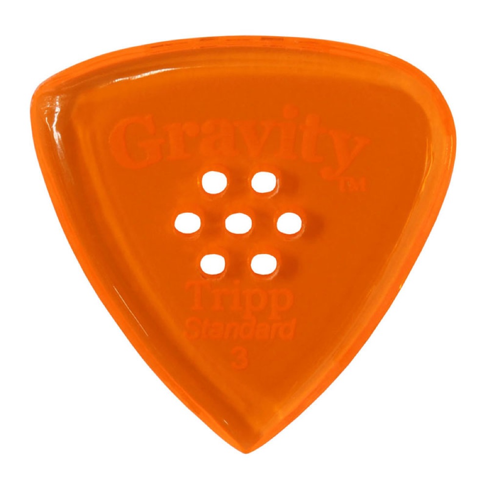 GRAVITY GUITAR PICKS Tripp -Standard Multi-Hole- GTRS3PM 3.0mm Orange ギターピック