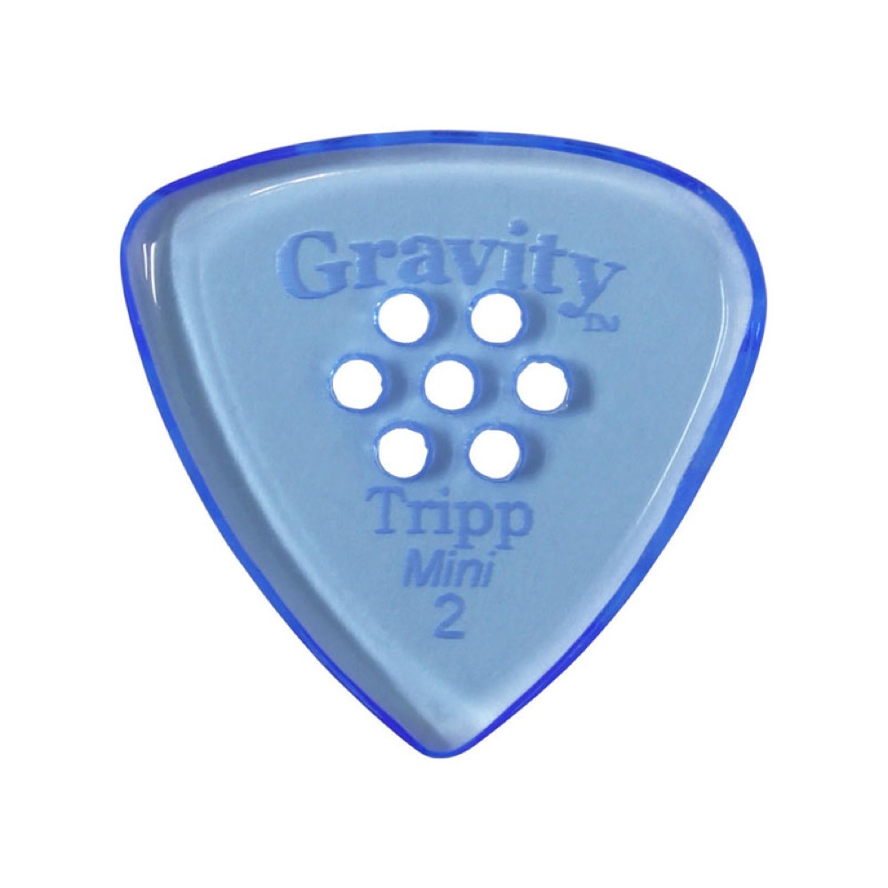 GRAVITY GUITAR PICKS Tripp -Mini Multi-Hole- GTRM2PM 2.0mm Blue ピック