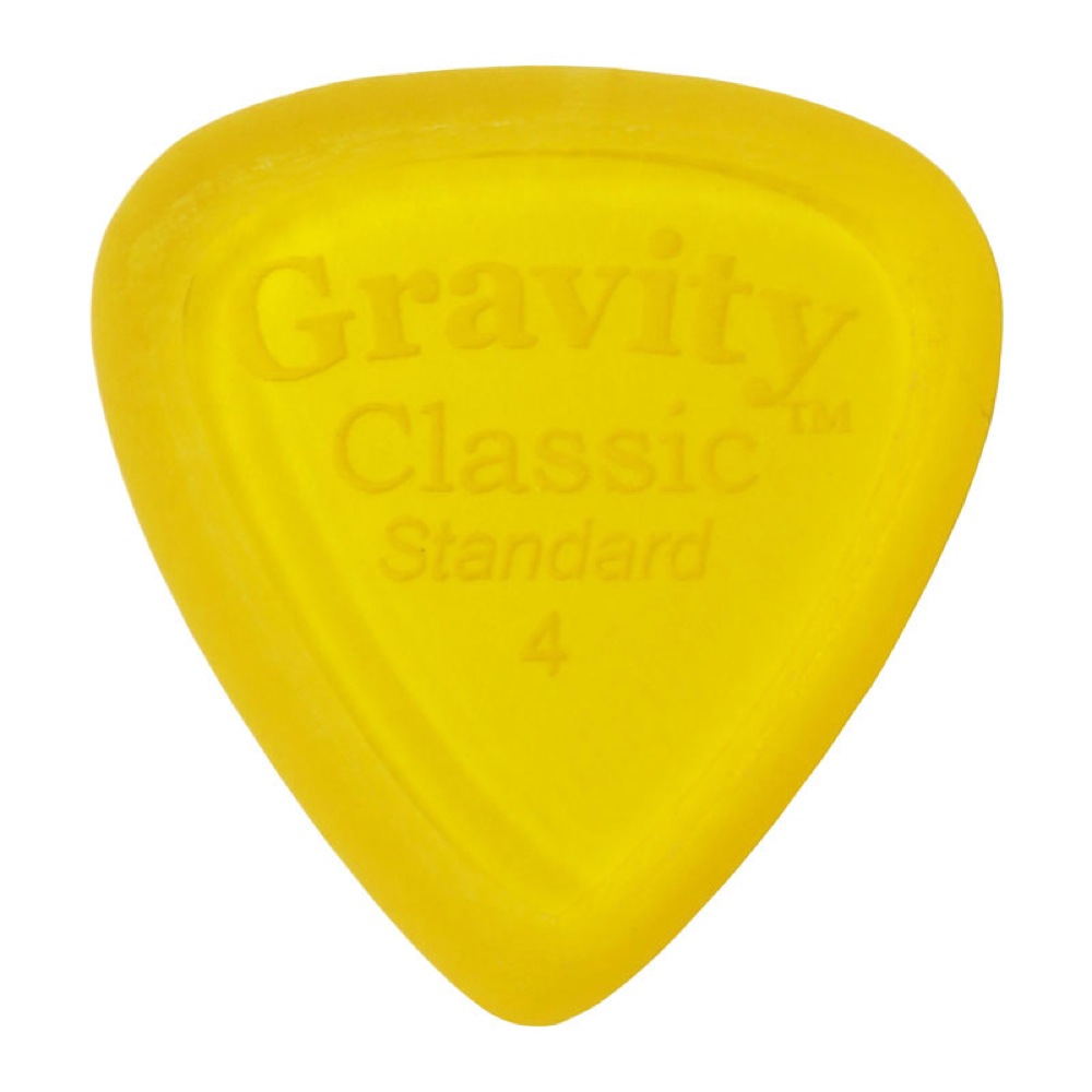 GRAVITY GUITAR PICKS Classic -Standard Master Finish- GCLS4M 4.0mm Yellow ギターピック