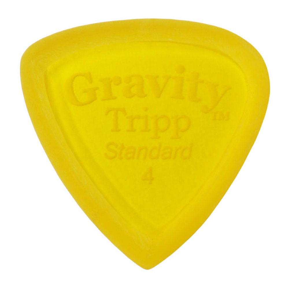 GRAVITY GUITAR PICKS Tripp -Standard Master Finish- GTRS4M 4.0mm Yellow ギターピック