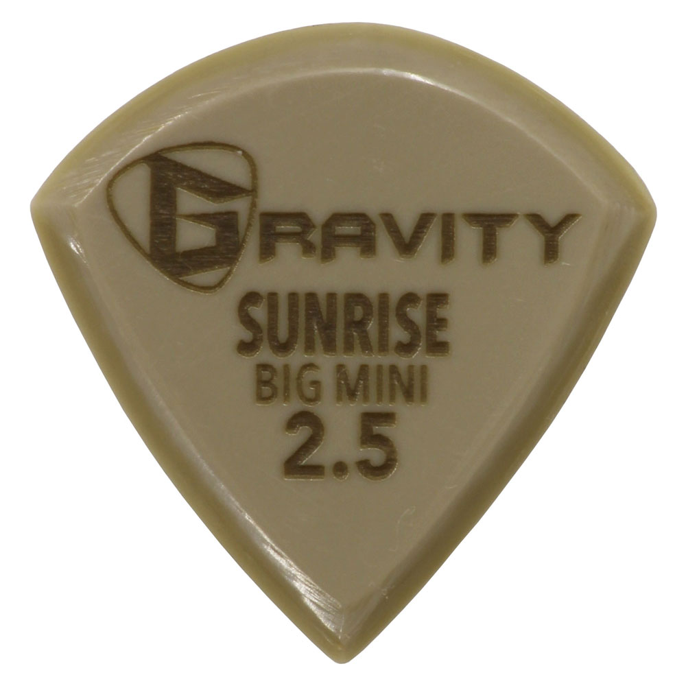 GRAVITY GUITAR PICKS Gold Sunrise -Big Mini- GGSUB25 2.5mm ピック
