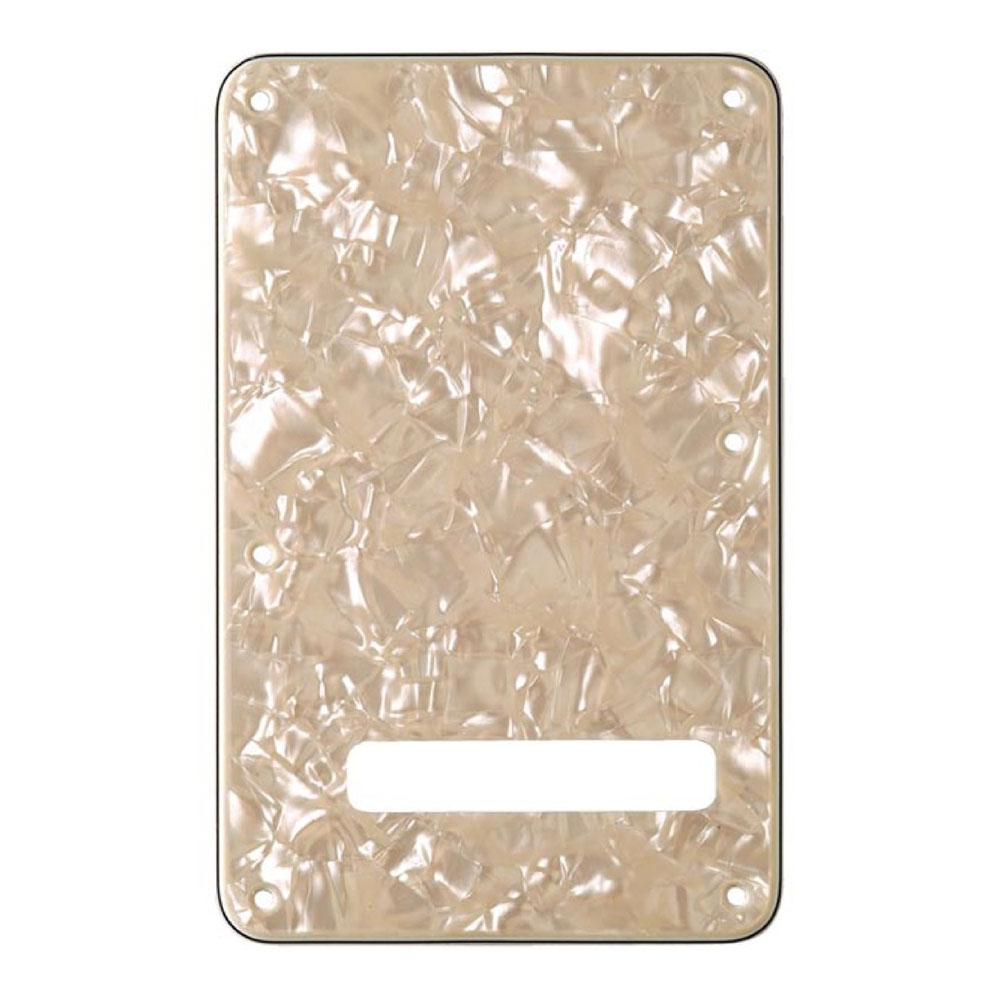 Fender Stratocaster Modern-Style Tremolo Backplates ホワイトモト バックプレート