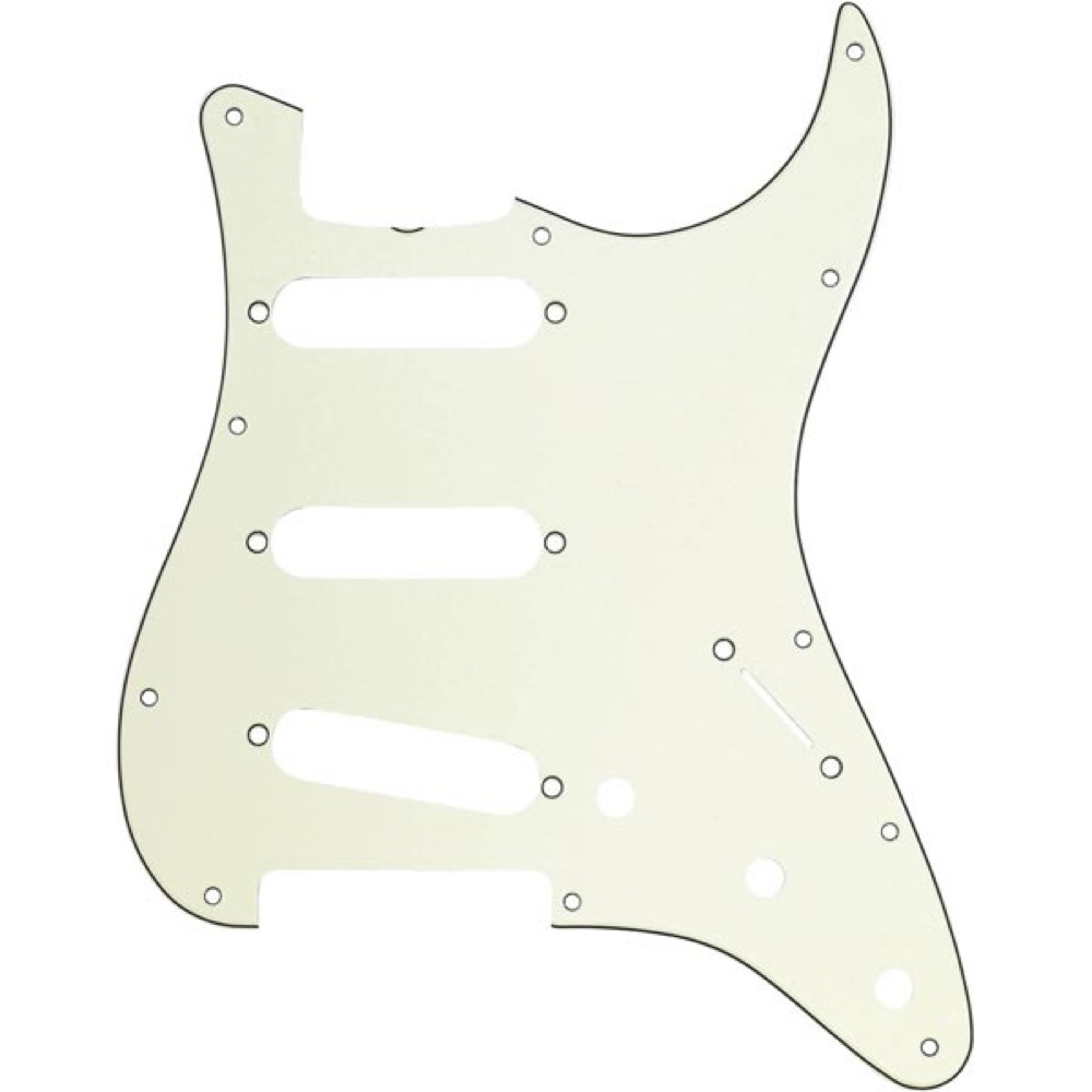 Fender 11-Hole ’60s Vintage-Style Stratocaster S/S/S 3-PLY Pickguards MINT GREEN ピックガード