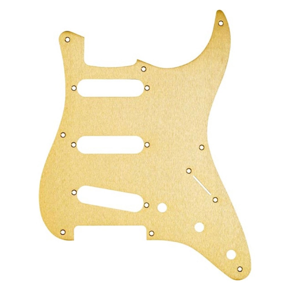 Fender 8-Hole ’50s Vintage-Style Stratocaster S/S/S Pickguards Gold アノタイズドピックガード