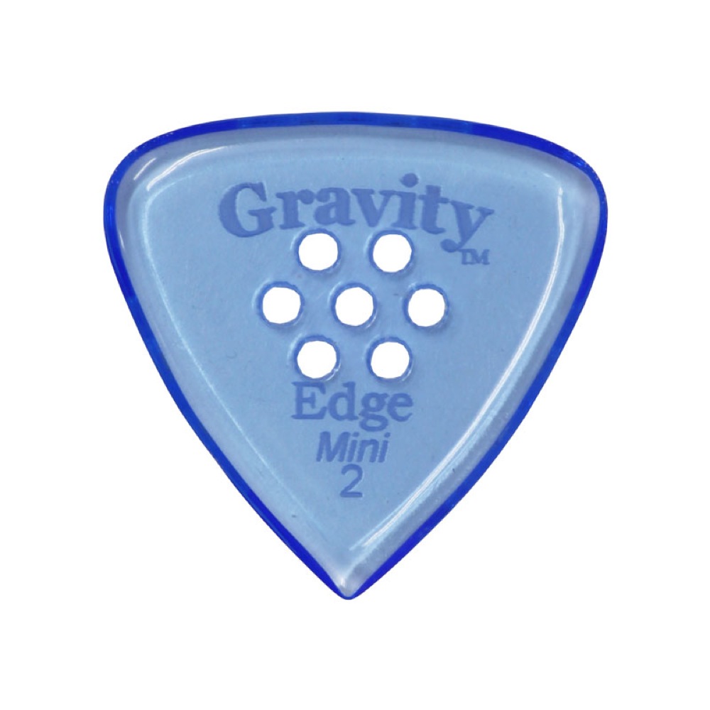GRAVITY GUITAR PICKS Edge -Mini Multi-Hole- GEEM2PM 2.0mm Blue ギターピック