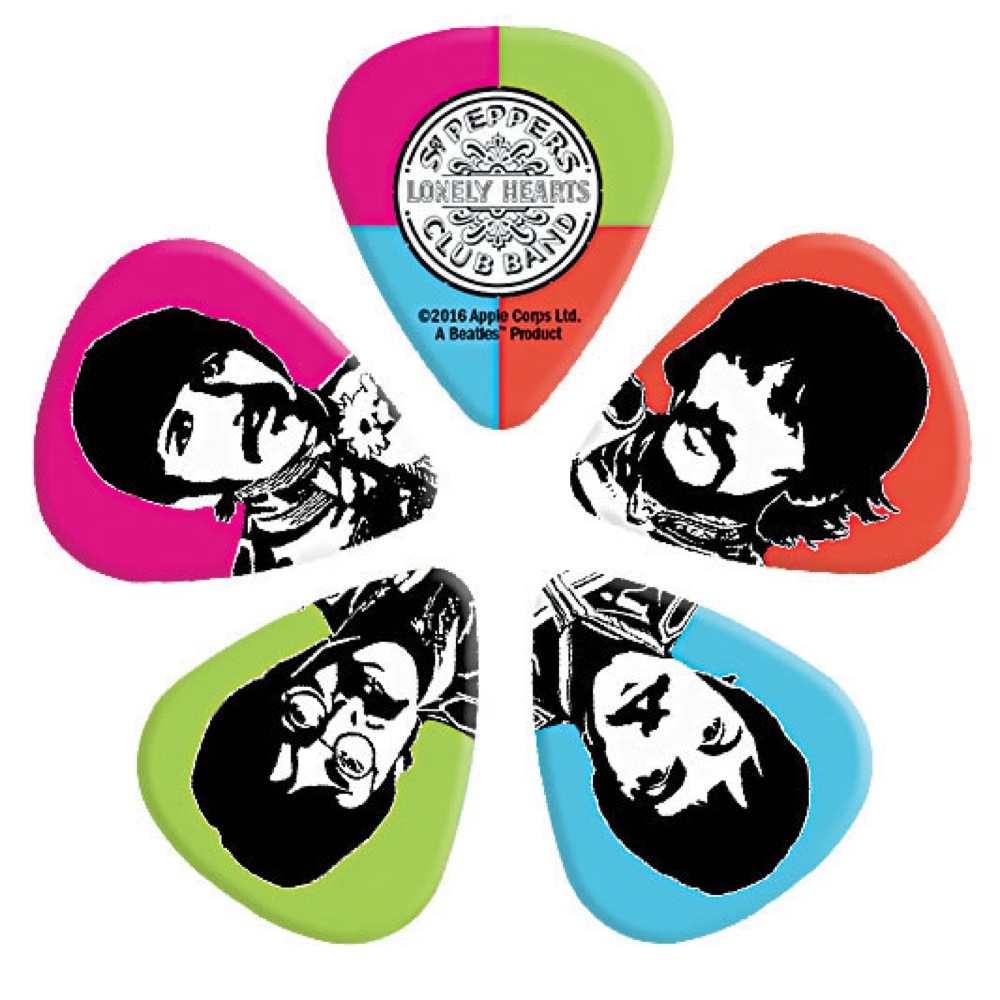 Planet Waves by D’Addario 1CWH2-10B6 10pc BEATLES-PICK-SGT P- Thin Sgt. Pepper’s Lonely Hearts Club Band 50th Anniversary 10枚入りピック