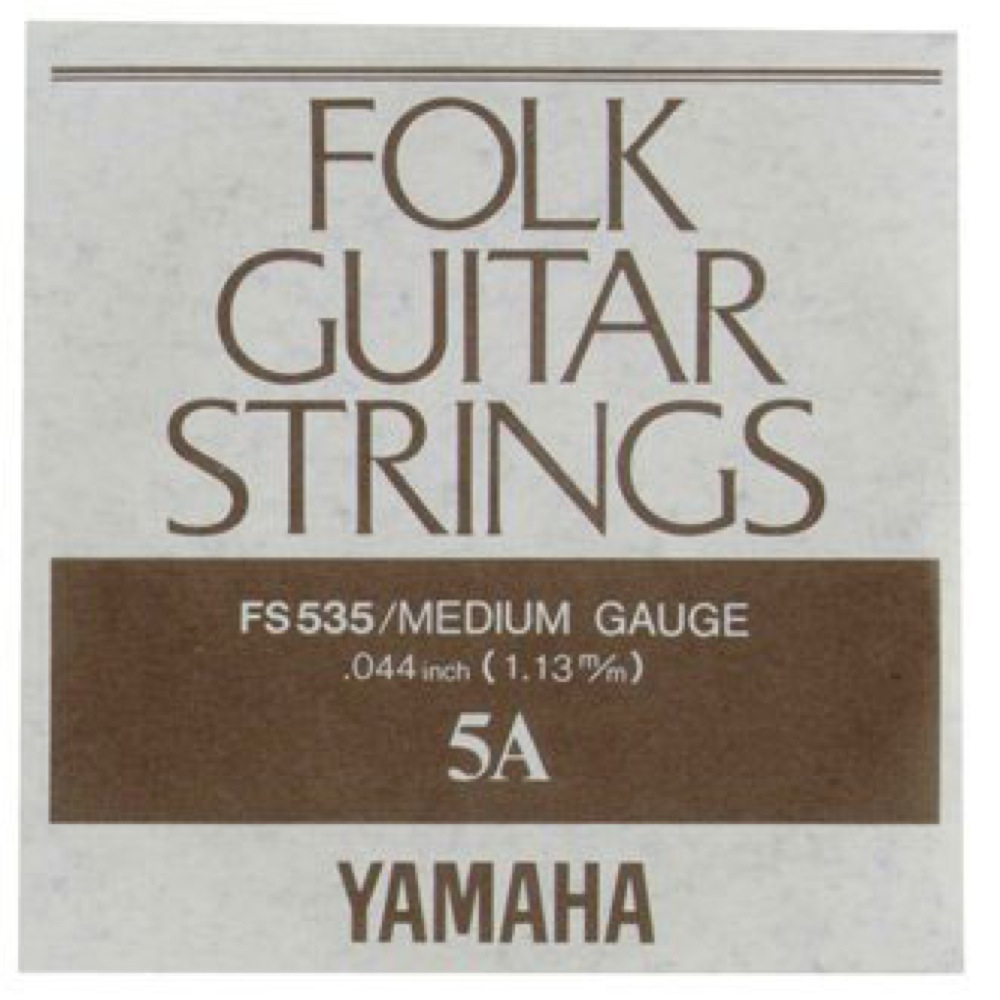 YAMAHA FS535 アコースティックギター用 バラ弦 5弦
